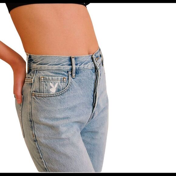 Playboy x PacSun High Waisted Straight Leg Jeans - Picture 6 of 8